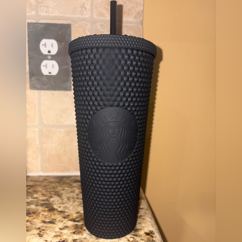 Matte Black Starbucks Cold Tumbler